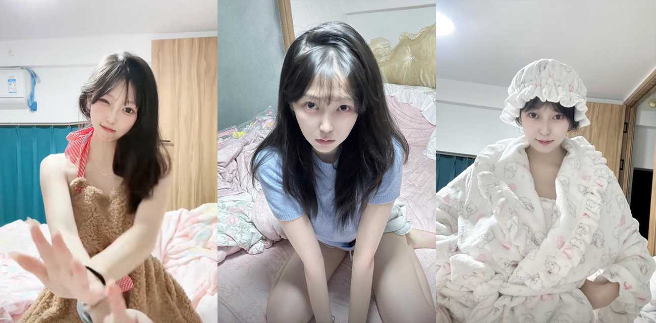 清纯网红女神【晗小宅】不雅视频流出，情趣内衣秀奶露穴被炮友花式无套猛操